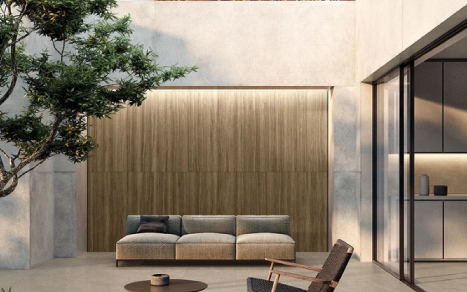 Carrelage et revêtement de sol pour un intérieur contemporain — exemple 2