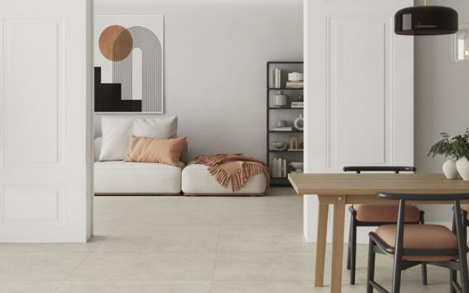 Carrelage et revêtement de sol pour un intérieur contemporain — exemple 3